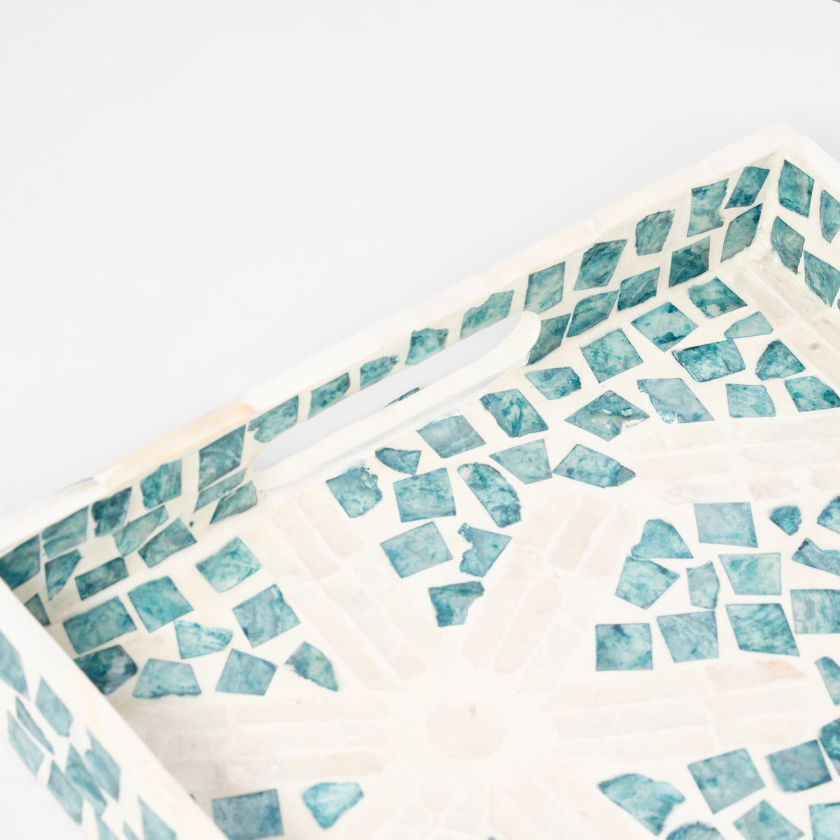 Rectangular Mother of Pearl Tray - Design B