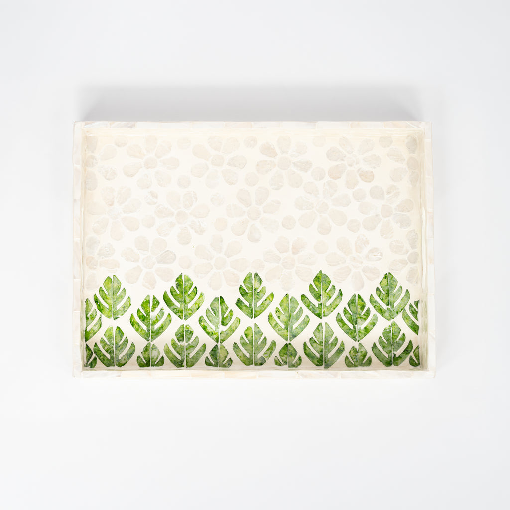 Rectangular Mother of Pearl Tray - Design A