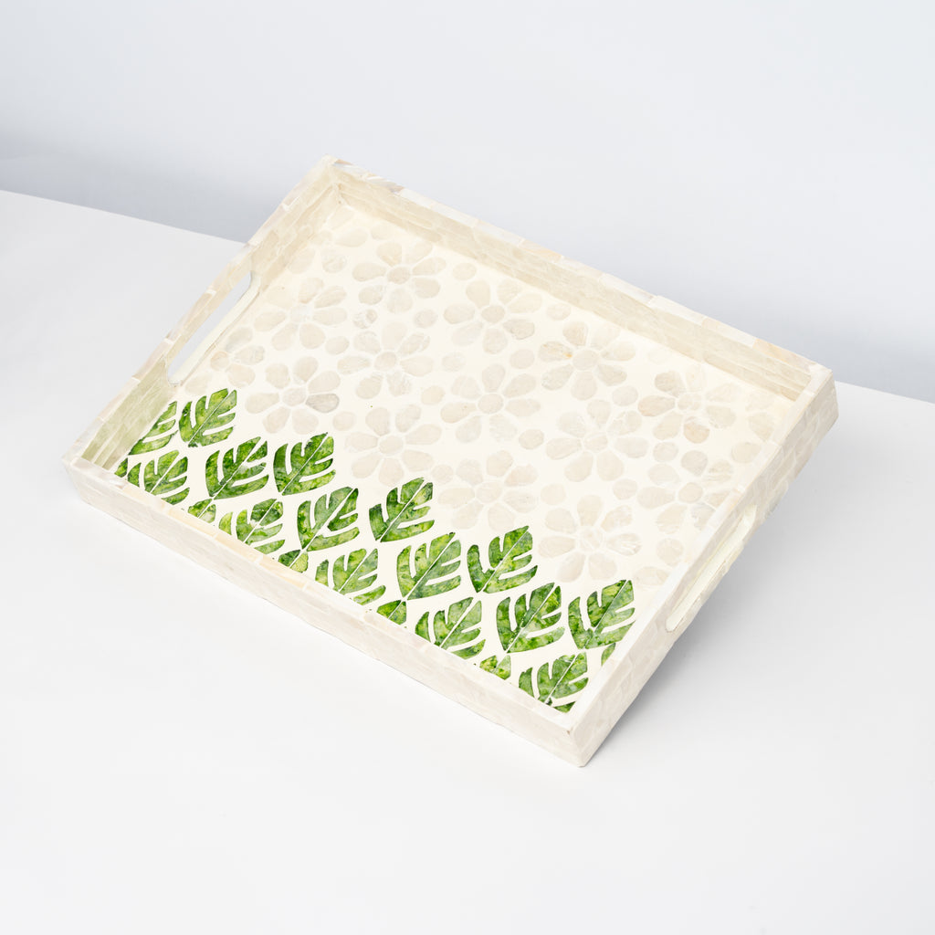 Rectangular Mother of Pearl Tray - Design A