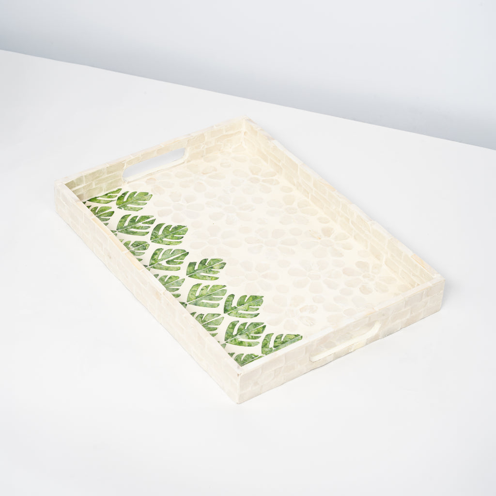 Rectangular Mother of Pearl Tray - Design A