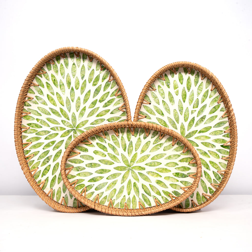 Oval Serving Tray - Set of 3