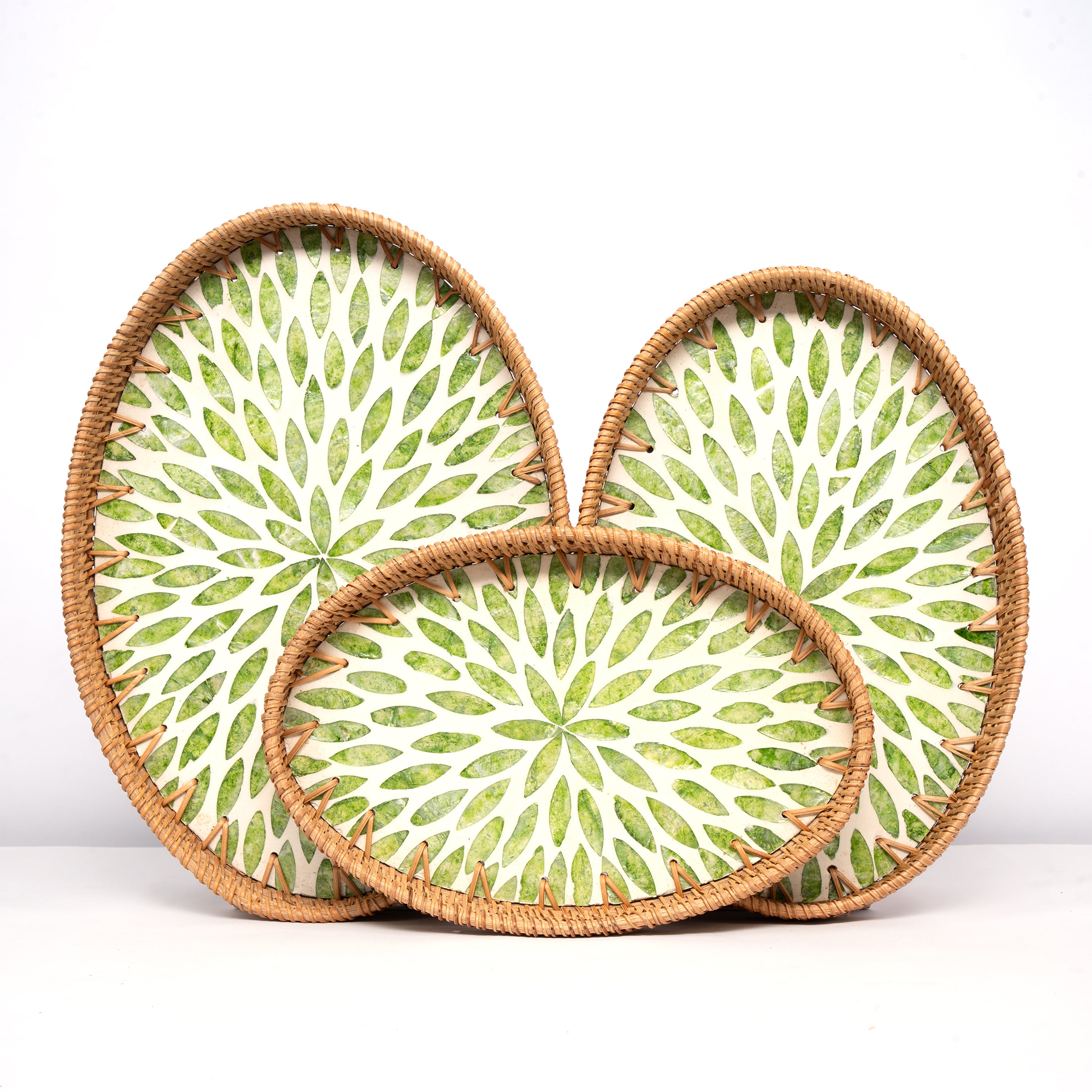 Oval Serving Tray - Set of 3