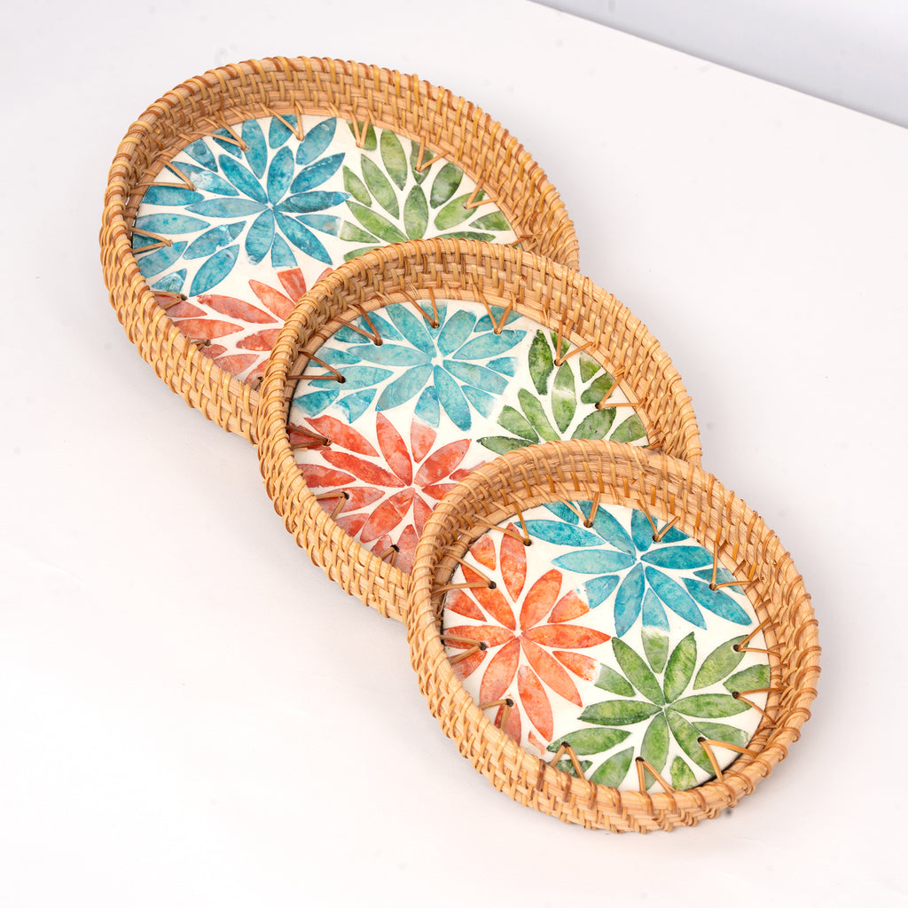 Round Serving Tray - Set of 3