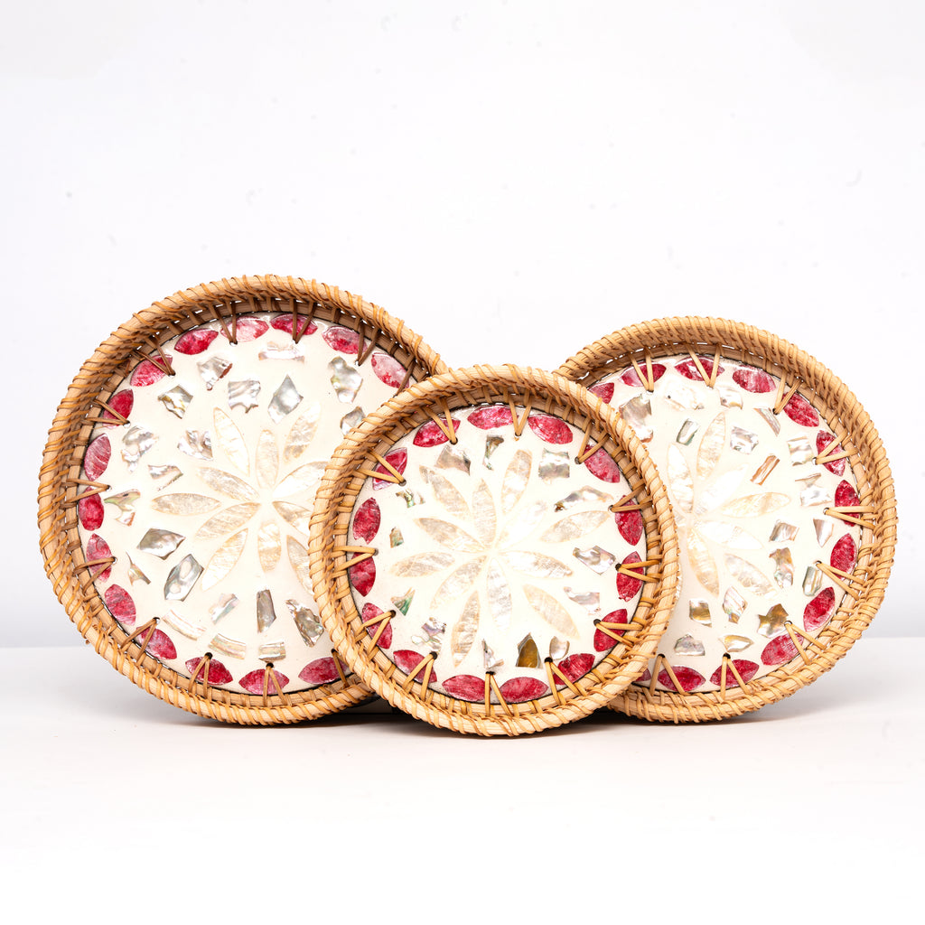 Round Serving Tray - Set of 3