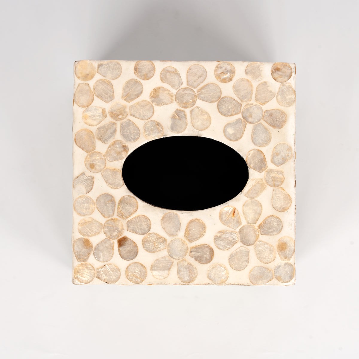 Mother of Pearl Tissue Holder - Design A