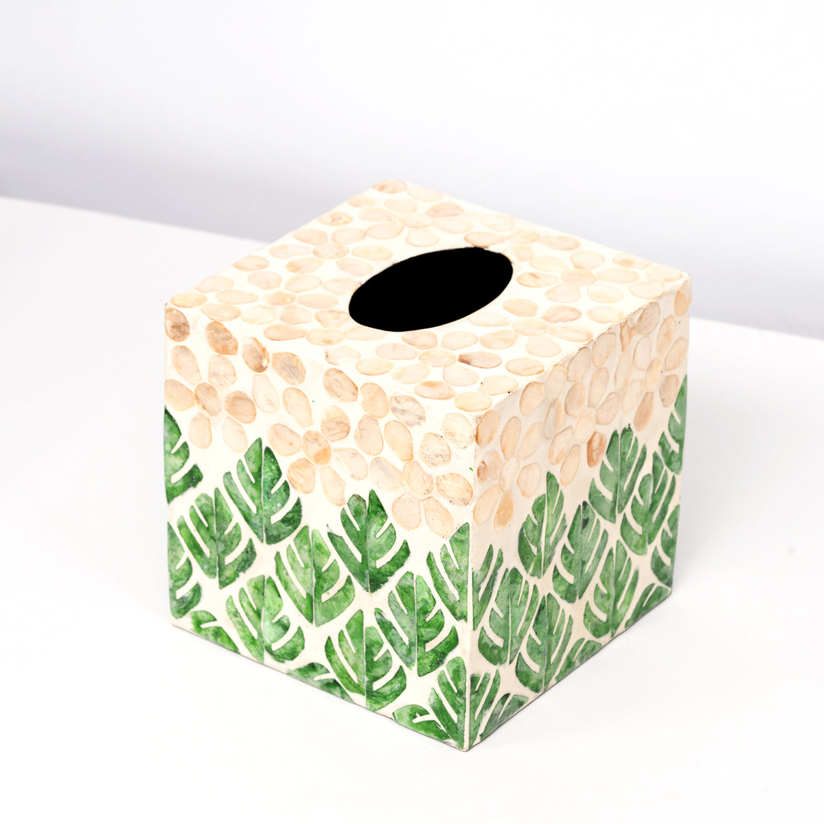 Mother of Pearl Tissue Holder - Design A