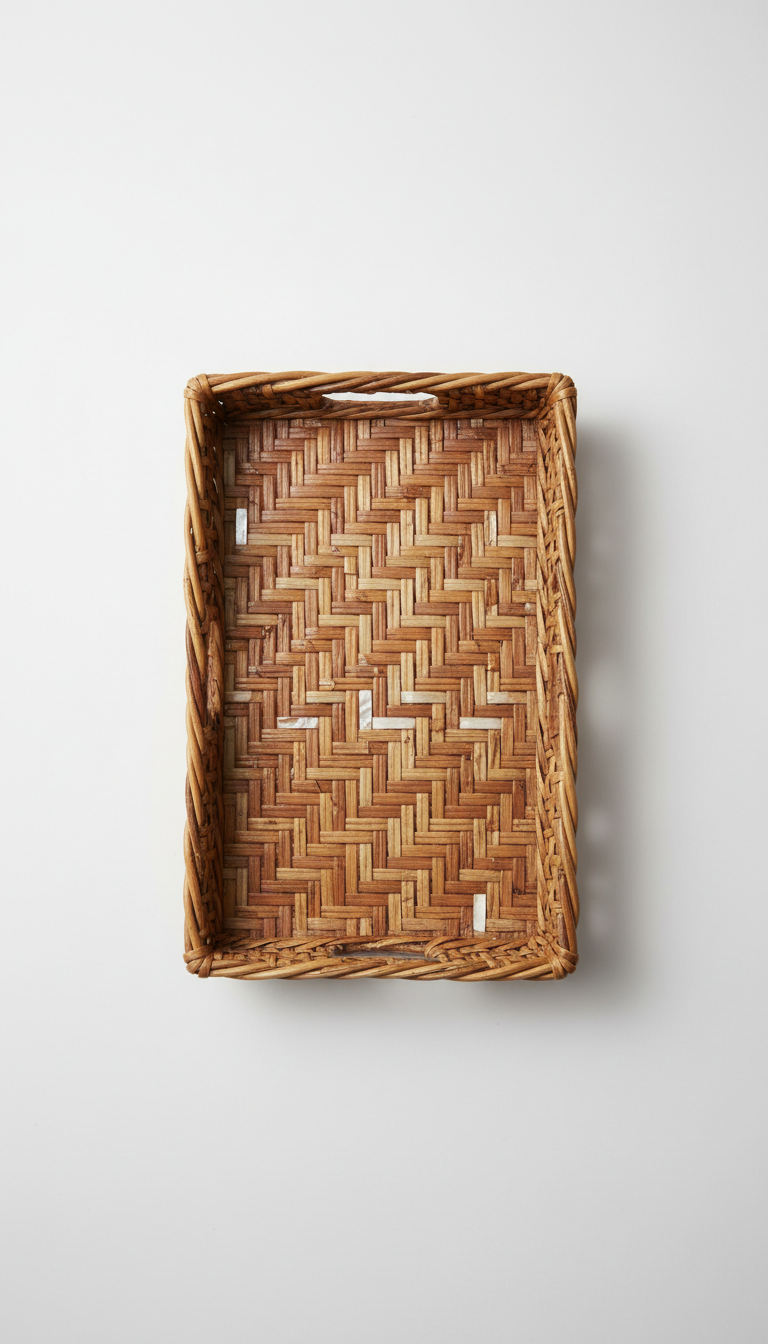 Rectangular Mother of Pearl Serving Tray
