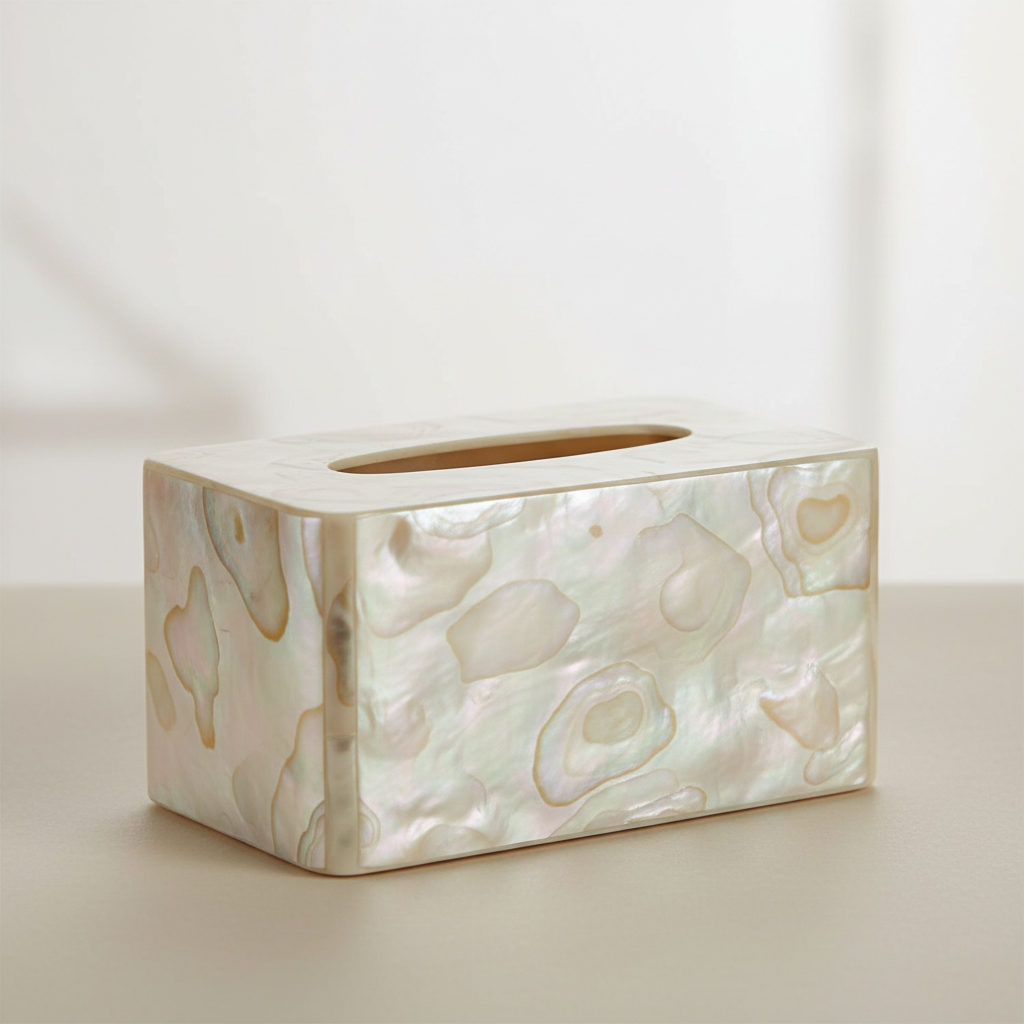 Mother of Pearl Tissue Holder
